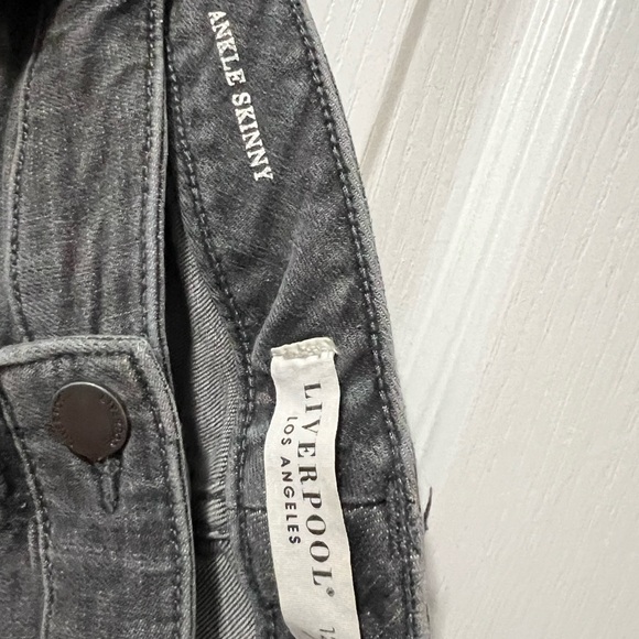 Liverpool Charcoal Skinny Jeans - Picture 3 of 4